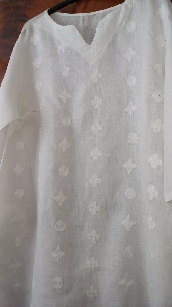 Zomer tuniek, Kleding | Dames, Grote Maten, Ophalen of Verzenden, Zo goed als nieuw, Wit, Blouse of Tuniek