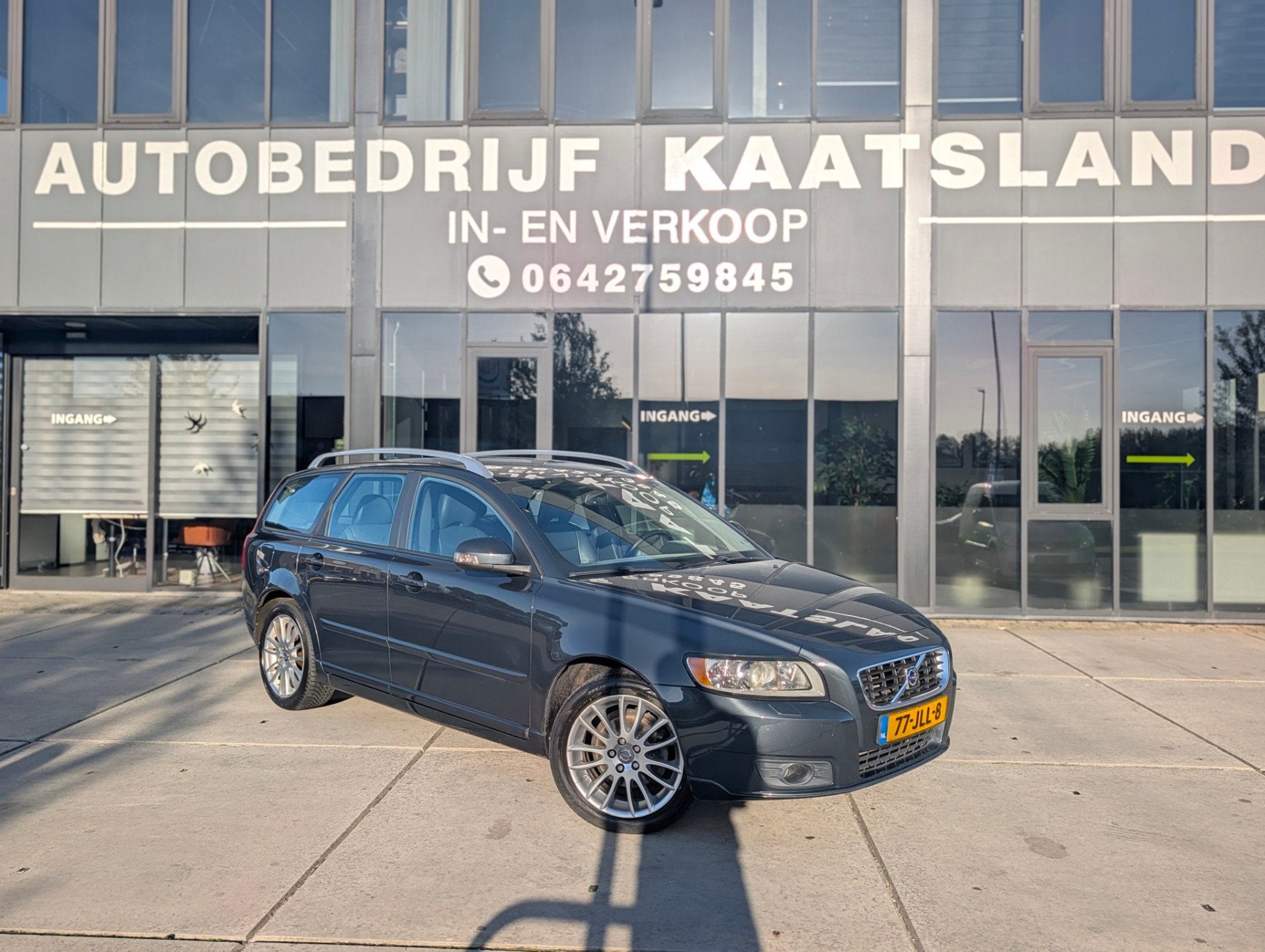 Volvo V50 1.8 Edition II - Airco, Auto's, 125 pk, Gebruikt, Zwart, 4 cilinders