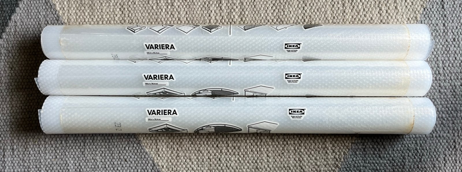 IKEA VARIERA ladefolie 3 rollen transparant met nopjes, Huis en Inrichting, Keuken | Keukenbenodigdheden, Overige typen, IKEA
