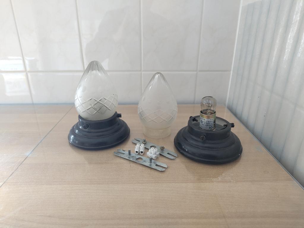 verlichting, Huis en Inrichting, Ophalen, Meerkleurig, Glas, Gebruikt