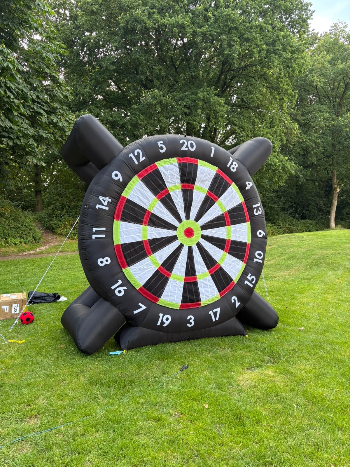 (TE HUUR) Voetbal Dartbord Opblaasbaar, Ophalen, Nieuw, Dartbord