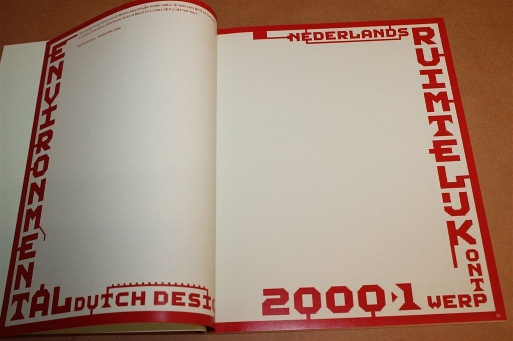 Dutch Design 2000/01 — Ruimtelijk Ontwerp, BNO Overzicht, Ophalen of Verzenden, Gelezen, Fotografen