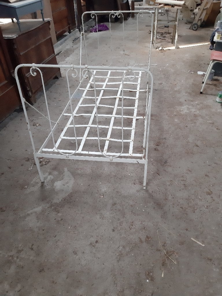 Antiek frans kinderbed, Kinderen en Baby's, Ophalen, Gebruikt, 160 tot 180 cm, 85 tot 100 cm