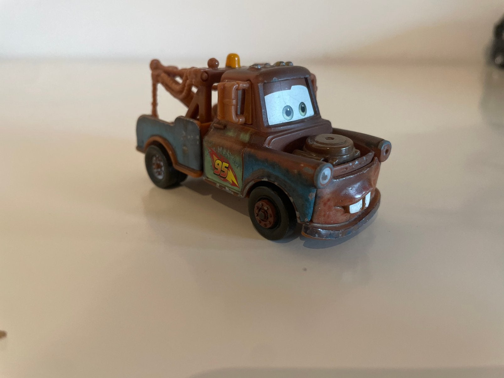 Disney Pixar Cars - Takel team #95, Ophalen of Verzenden, Gebruikt