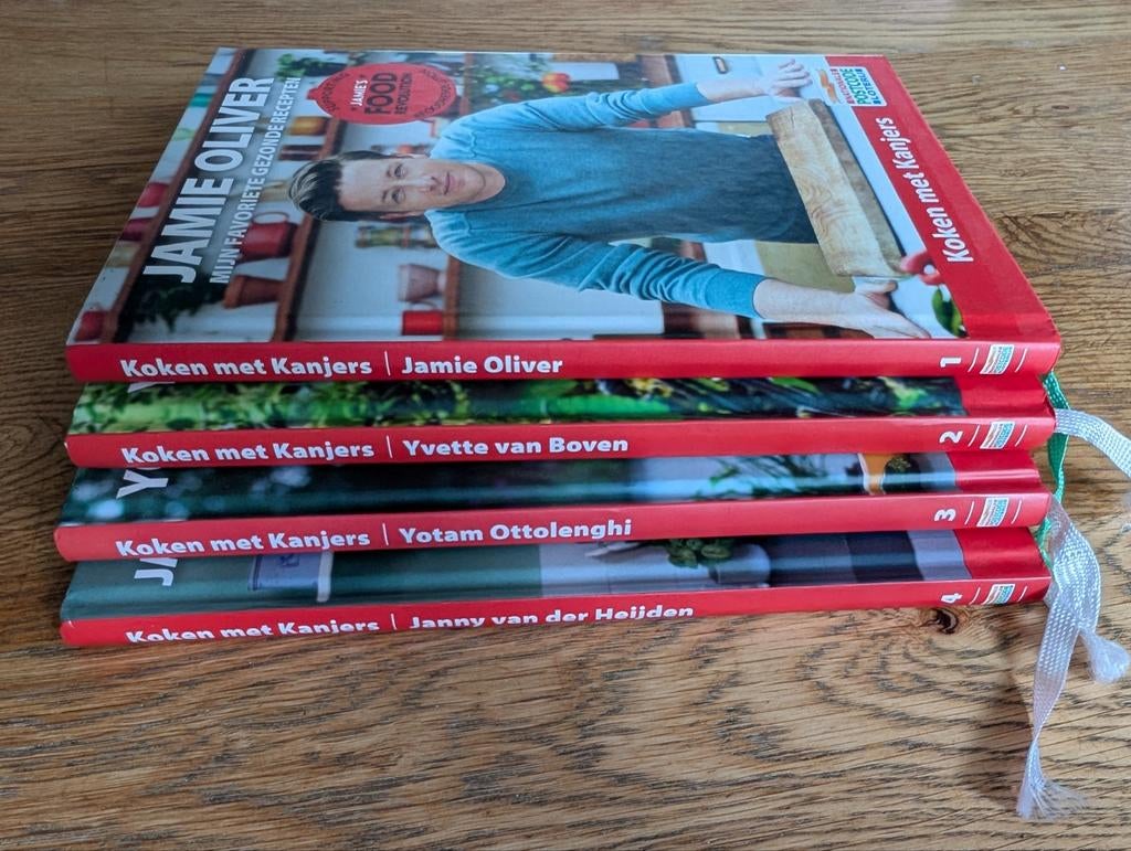 Setje van 4 kookboeken, Boeken, Tijdschriften en Kranten, Ophalen of Verzenden, Zo goed als nieuw, Damesbladen