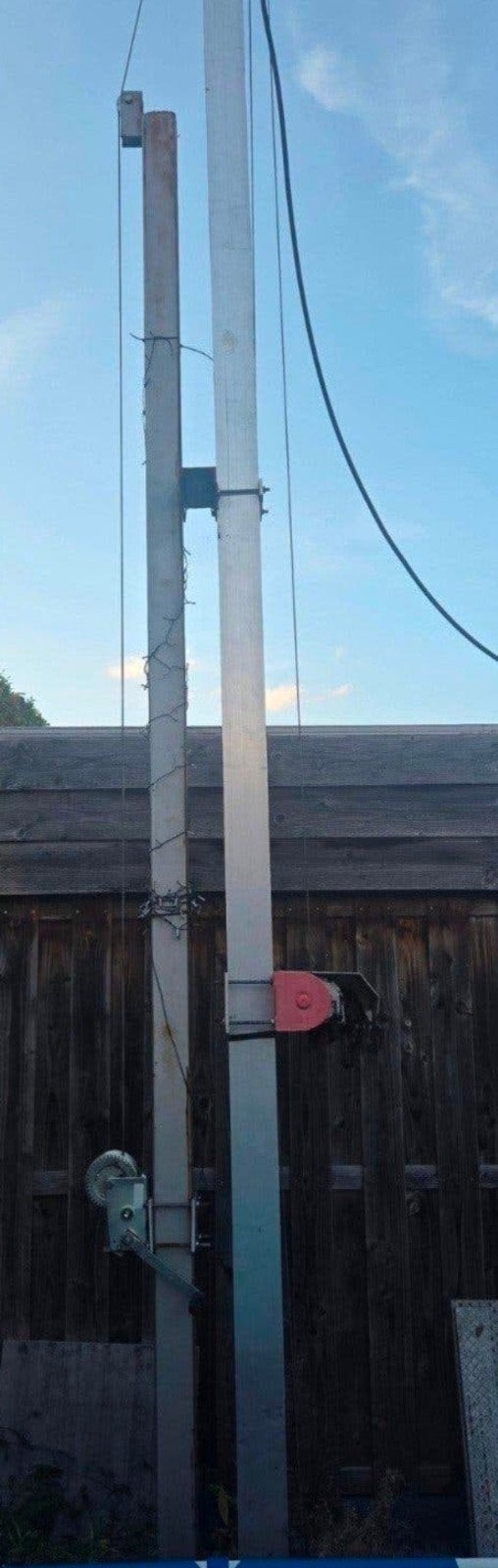 Uitschuifbare en kantelbare Mast.  120-100-80, Ophalen, Mast