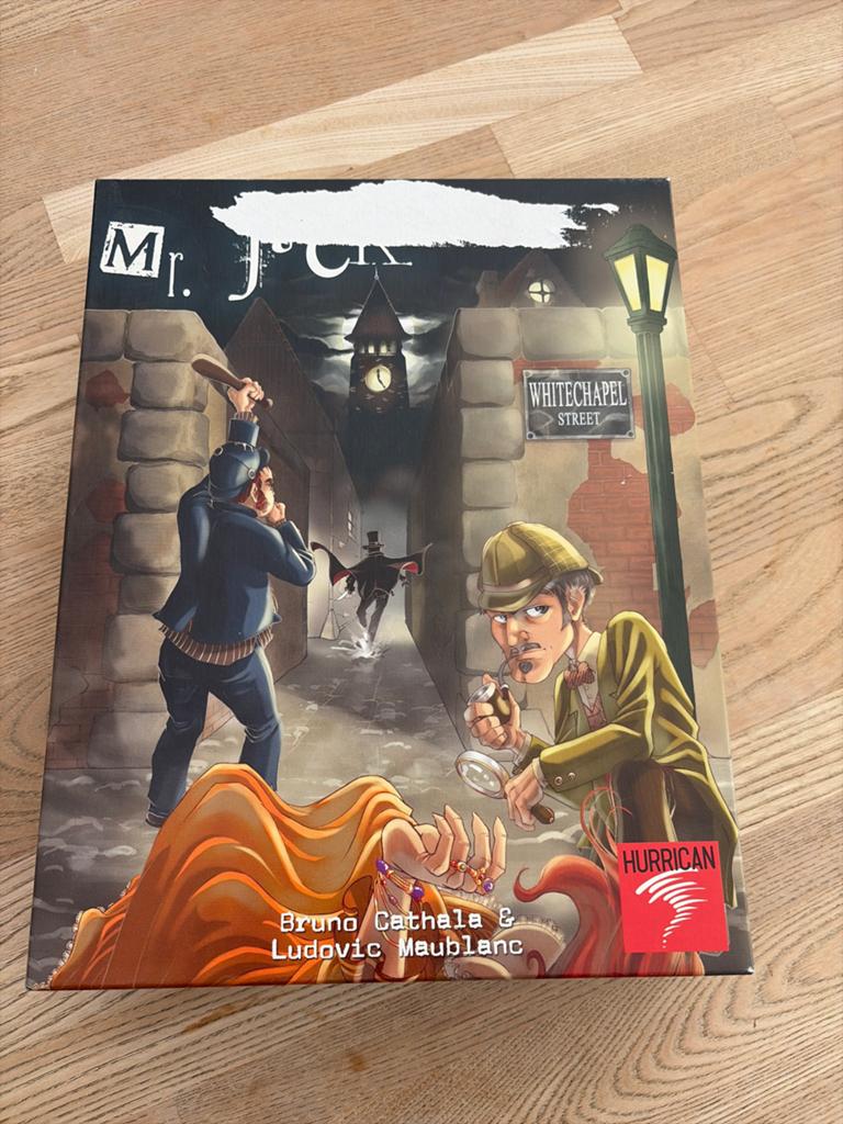 Mr. Jack bordspel - Detectivespel in Whitechapel, Een of twee spelers, Ophalen of Verzenden, Gebruikt