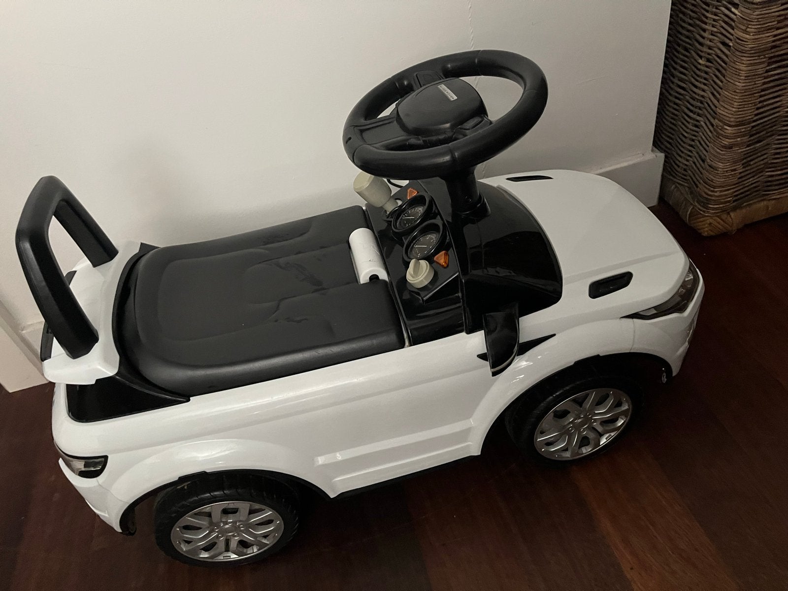 Land Rover Kinderauto Loopauto Wit, Ophalen, Zo goed als nieuw