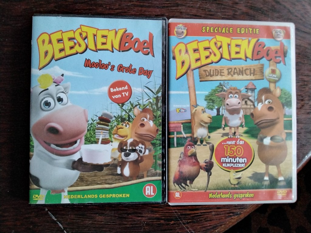 Beestenboel 2 dvds, origineel, Cd's en Dvd's, Avontuur, Alle leeftijden, Ophalen of Verzenden, Zo goed als nieuw