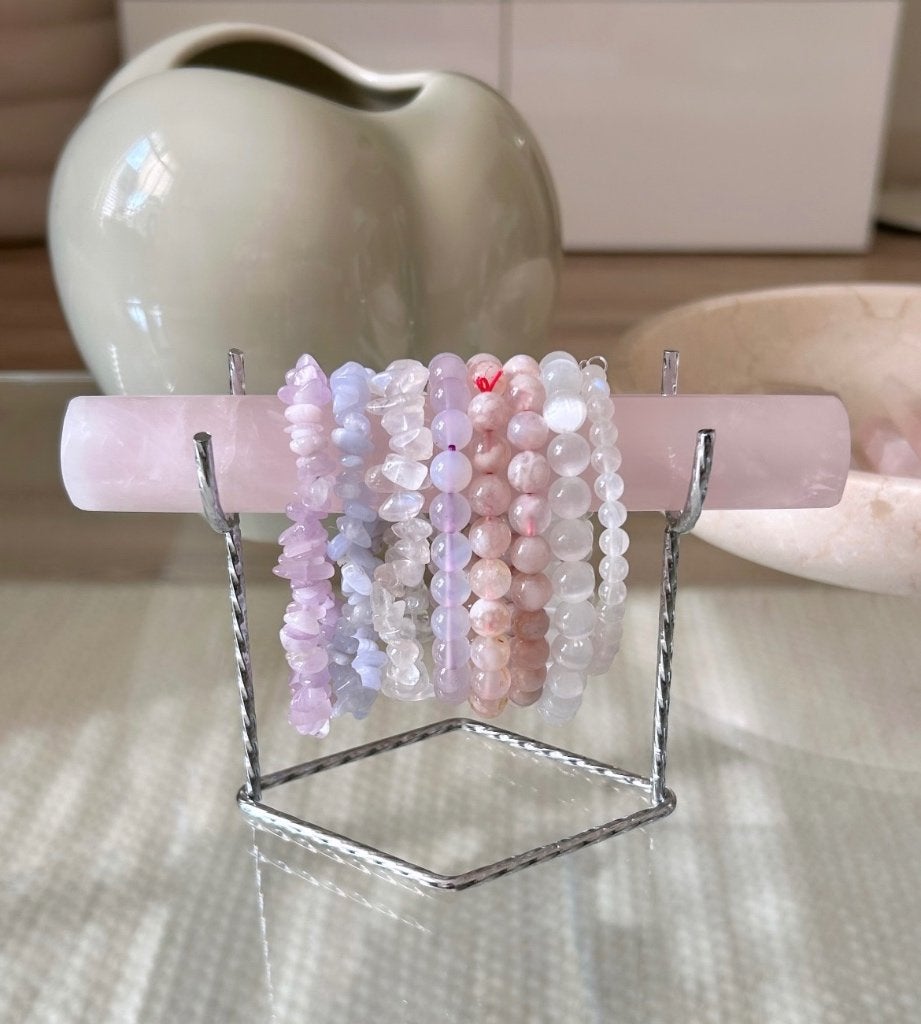 Diverse mineralen armbandjes - als set of per stuk, Overige materialen, Met bedels of kralen, Overige kleuren, Ophalen of Verzenden
