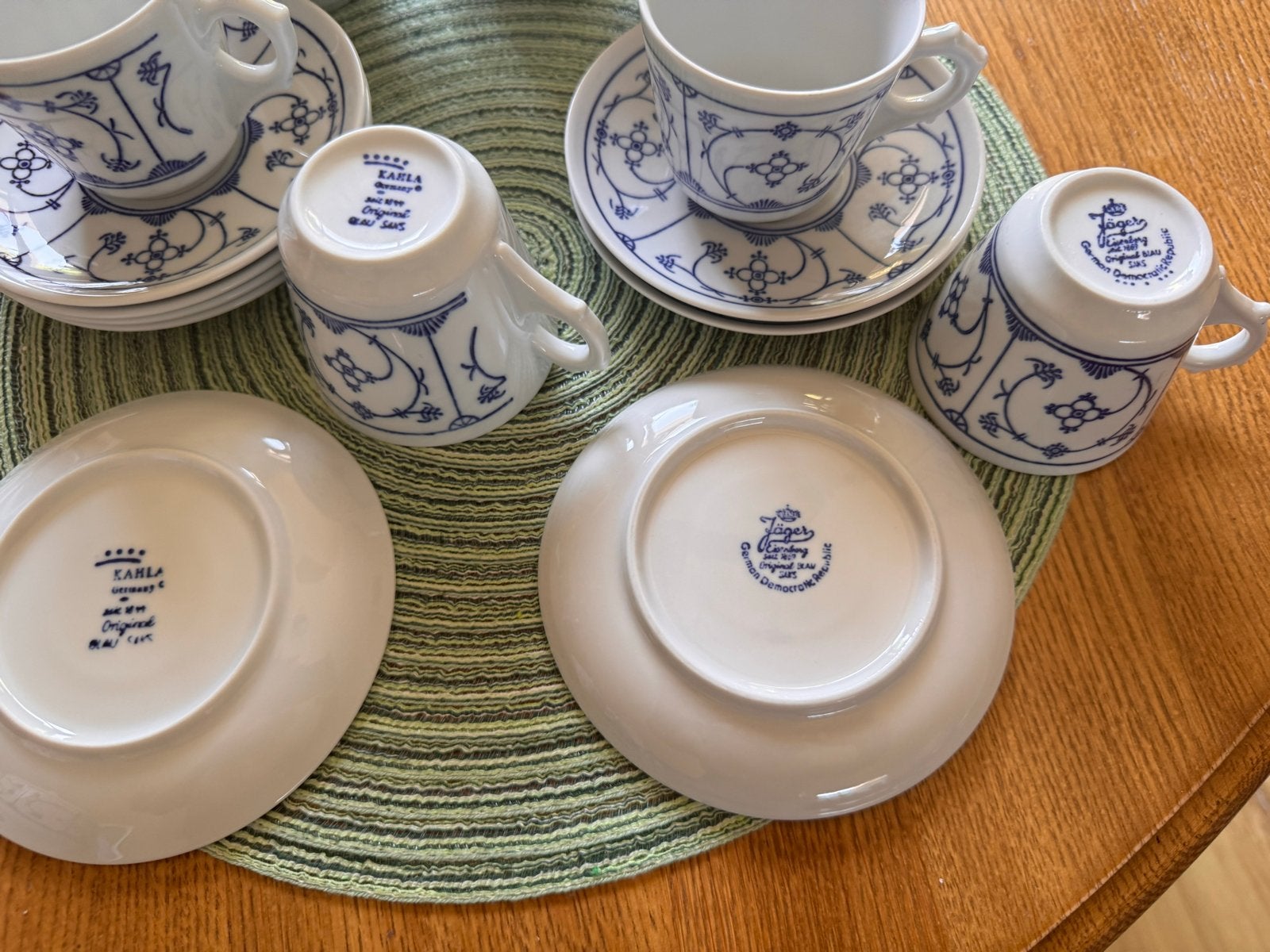 KAHLA/Jäger Porseleinen Koffie/Theeservies, Huis en Inrichting, Keuken | Servies, Ophalen, Gebruikt, Overige stijlen, Kop(pen) en/of Schotel(s)