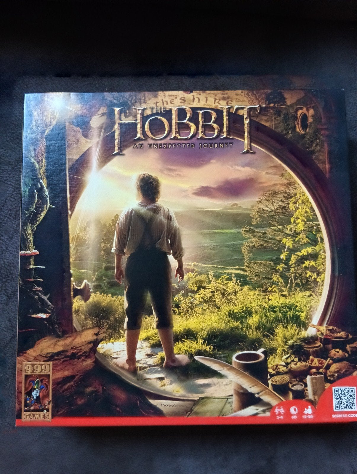 The Hobbit: An Unexpected Journey Bordspel (999 Games), Hobby en Vrije tijd, Een of twee spelers, Ophalen of Verzenden, Zo goed als nieuw