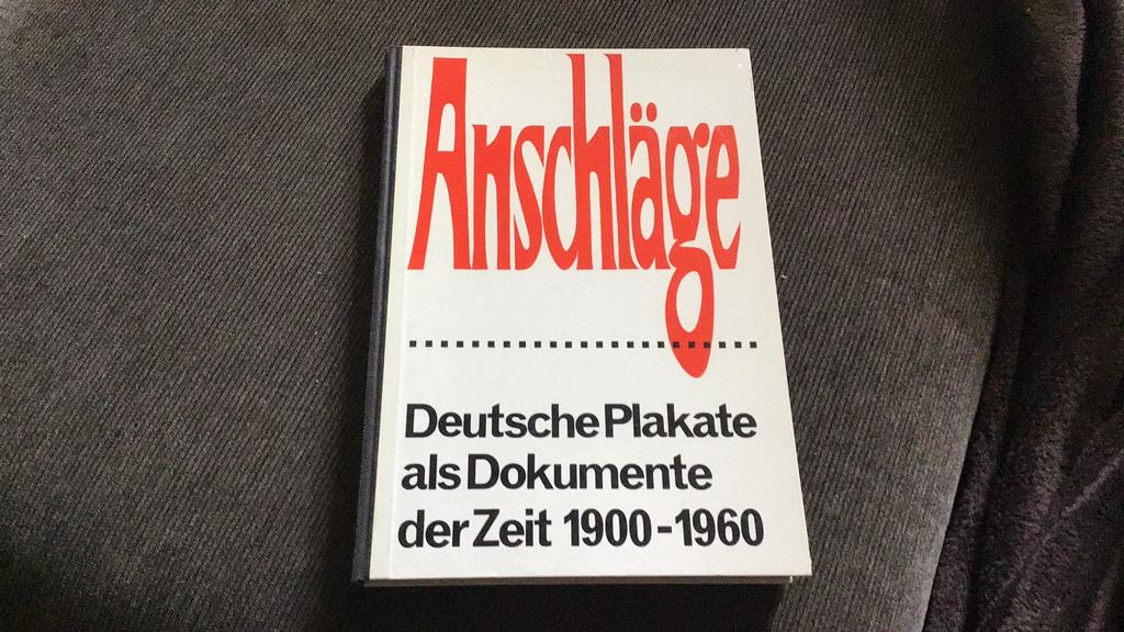 Anschlage - Deutsche Plakate als documente der Zeit, Ophalen of Verzenden, Zo goed als nieuw