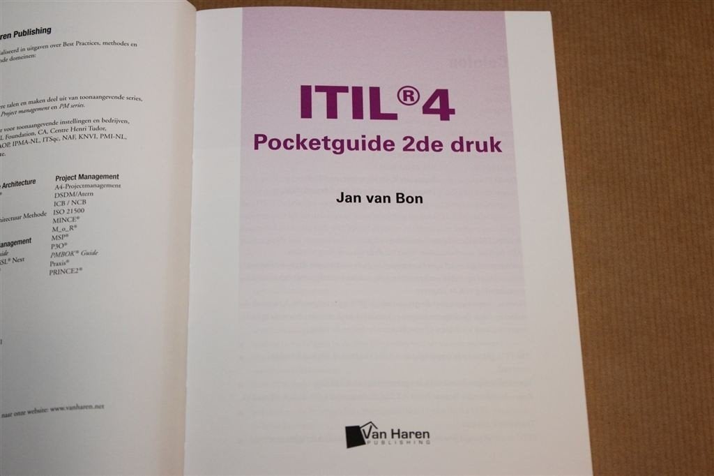 ITIL 4 Pocketguide — IT Servicemanagement, Foundation Examen, Boeken, Ophalen of Verzenden, Alpha, Zo goed als nieuw, HBO