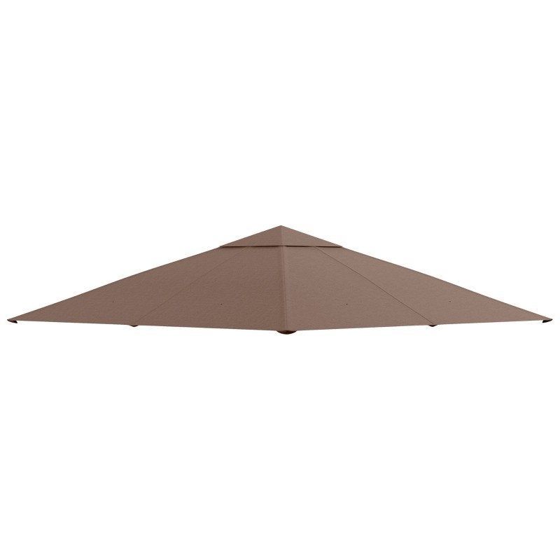 Vervangend Doek voor Paviljoen - Bruin Polyester, Minder dan 4 meter, Nieuw, Paviljoen, Minder dan 5 meter