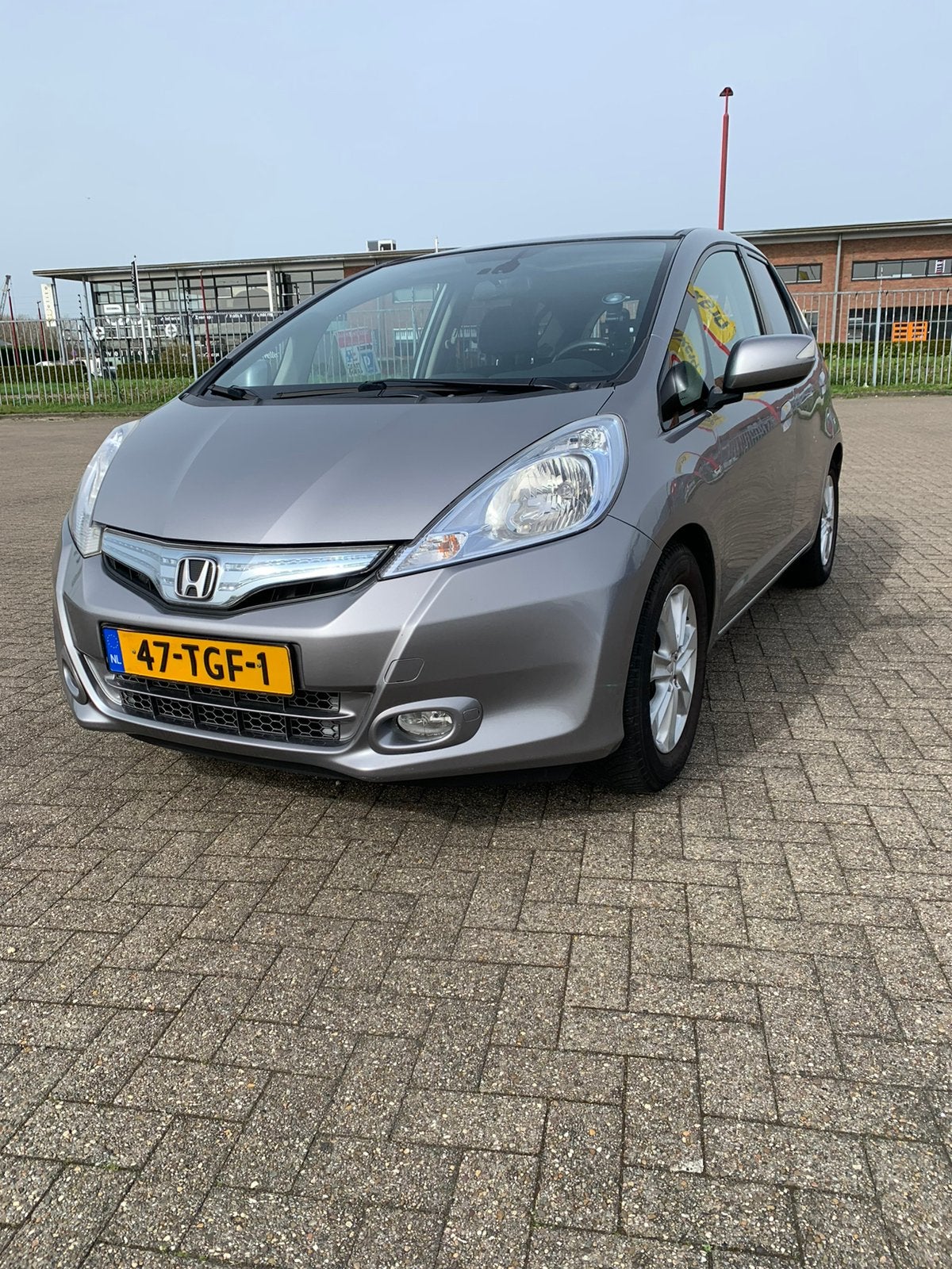 Honda Jazz 1.4 I-vtec 102pk CVT 2012 Grijs, Auto's, Euro 5, Stof, Zwart, 4 cilinders