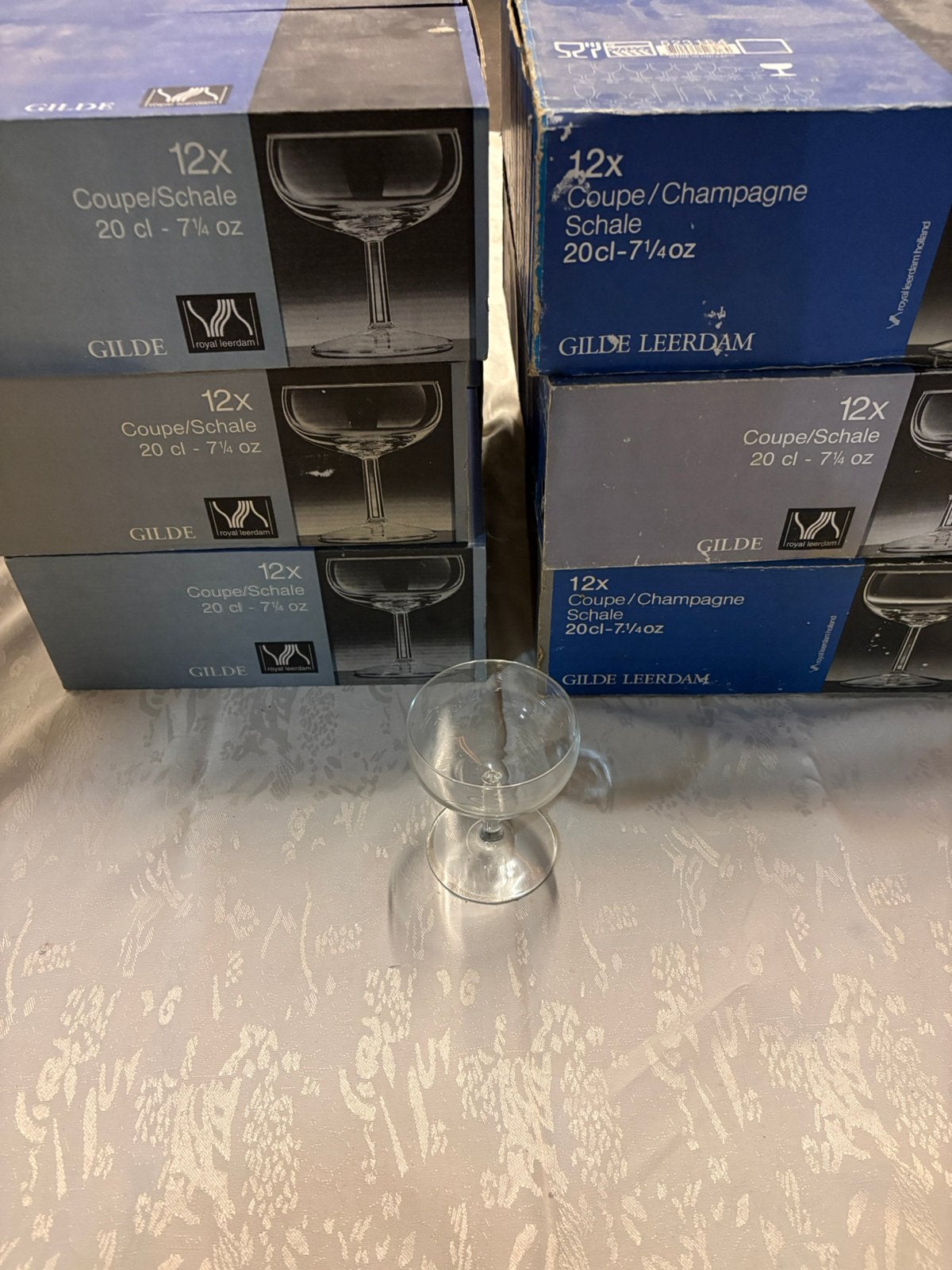 Champagneglazen coupe 72 stuks, Verzamelen, Glas en Borrelglaasjes, Ophalen, Gebruikt, Overige typen