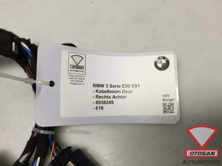 bmw 3 serie e90 e91 kabelboom deur rechts achter 6938249, Petuelring 130
80788  Munich, DE, Gebruikt, Info@bmw.de, Ophalen of Verzenden