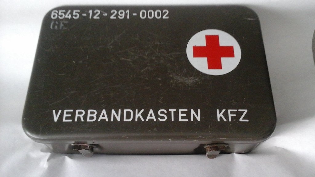 militaire verbanddoos, Verzamelen, Ophalen of Verzenden, Landmacht, Duitsland, Overige typen