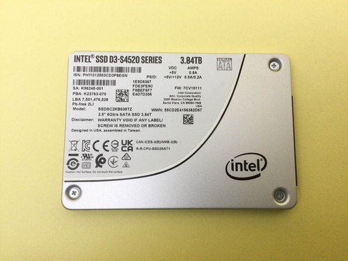 Intel SSD D3-S4520 Series 3.84TB SATA SSD, Computers en Software, Ophalen, Intern, Intel, Zo goed als nieuw