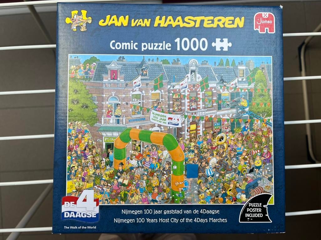 Jan van Haasteren 999 stukjes, Ophalen, 500 t/m 1500 stukjes, Zo goed als nieuw