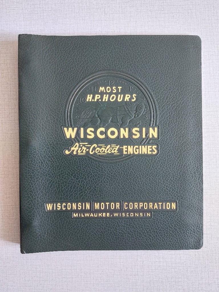 Brochure's WISCONSIN MOTOR CORPORATION Air - Cooled Engines, Ophalen of Verzenden, Gelezen, Catalogus