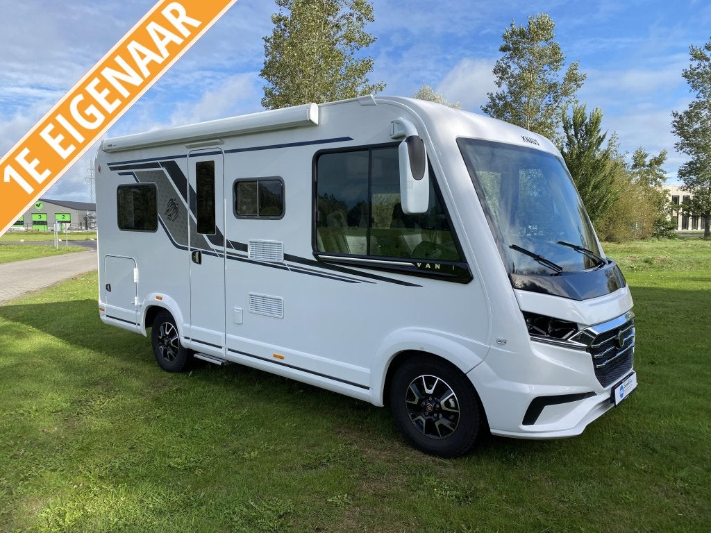 Knaus Van I 550 MF ALS NIEUW !! 6 meter lang, Caravans en Kamperen, Integraal, Standaard zit, Airbags, Fiat