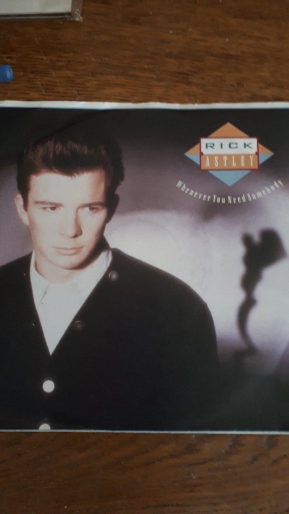 rick astley - whenever you need somebody  e, Verzenden, 7 inch, Zo goed als nieuw, Pop