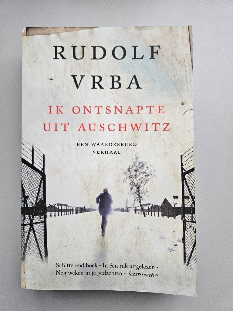 Ik ontsnapte uit Auschwitz - Rudolf Vrba, Ophalen of Verzenden, Tweede Wereldoorlog, Zo goed als nieuw, Overige onderwerpen