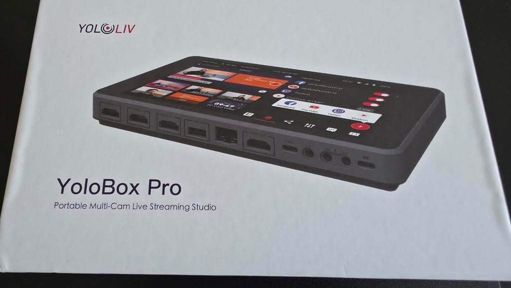 YoloBox Pro - Portable Multi-Cam Live Streaming Studio ZGAN, Ophalen of Verzenden, Zo goed als nieuw, Video