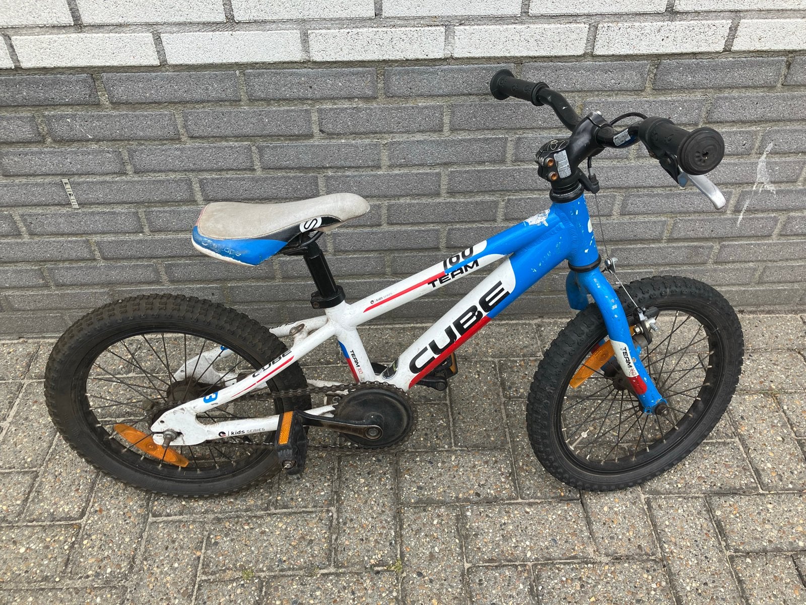 Cube 160 Kinderfiets 16 inch, Ophalen, Gebruikt, Terugtraprem, 16 tot 20 inch