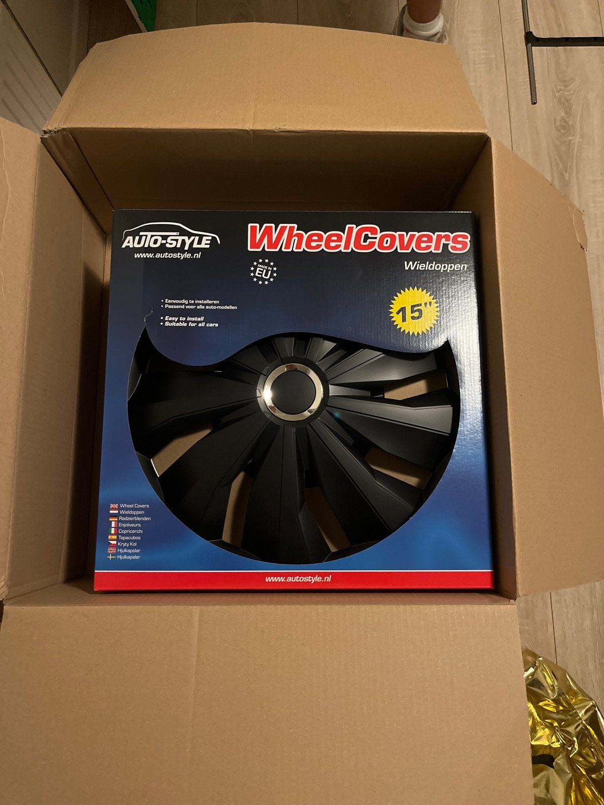 Nieuwe Auto-Style wieldoppen 15 inch, Ophalen of Verzenden, Nieuw