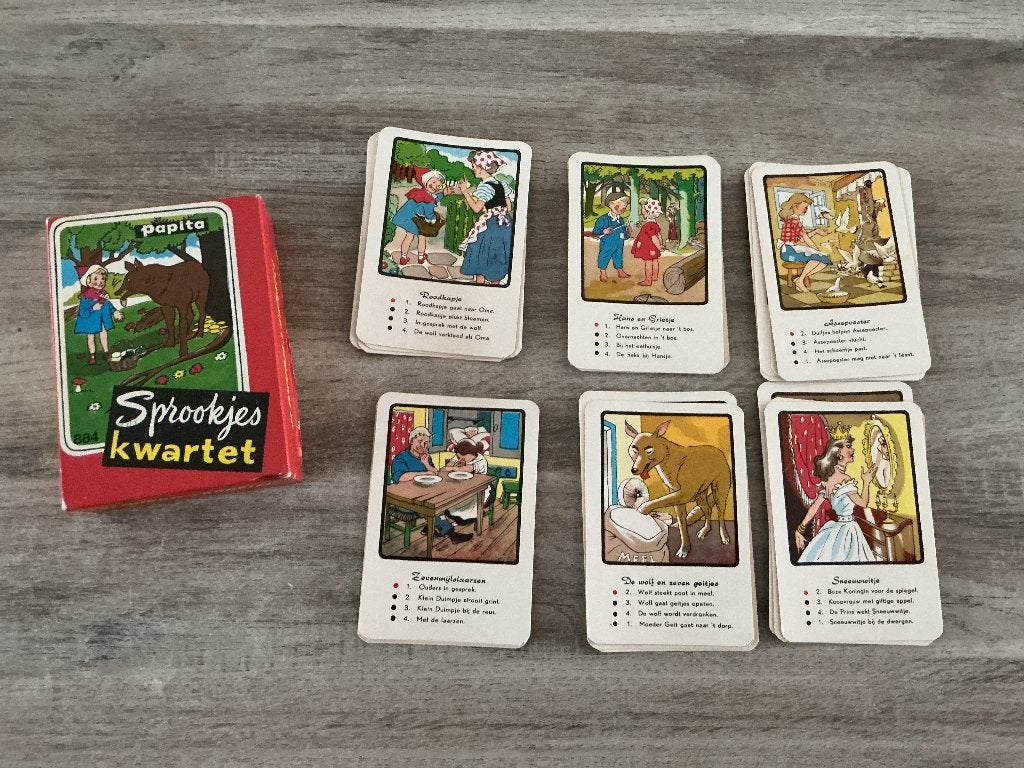 Kwartetspel Sprookjes, Ophalen of Verzenden, Gebruikt, Kwartet(ten)