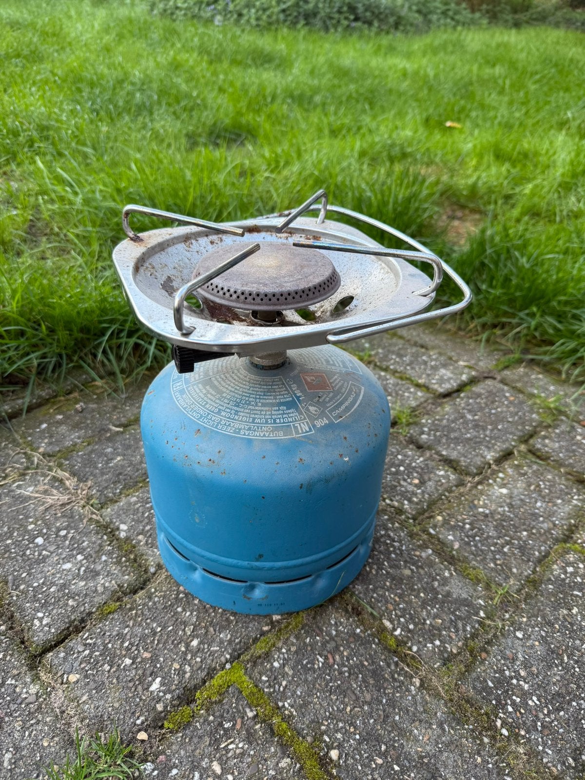 Kampeer gasfornuis, Caravans en Kamperen, Ophalen, Gebruikt