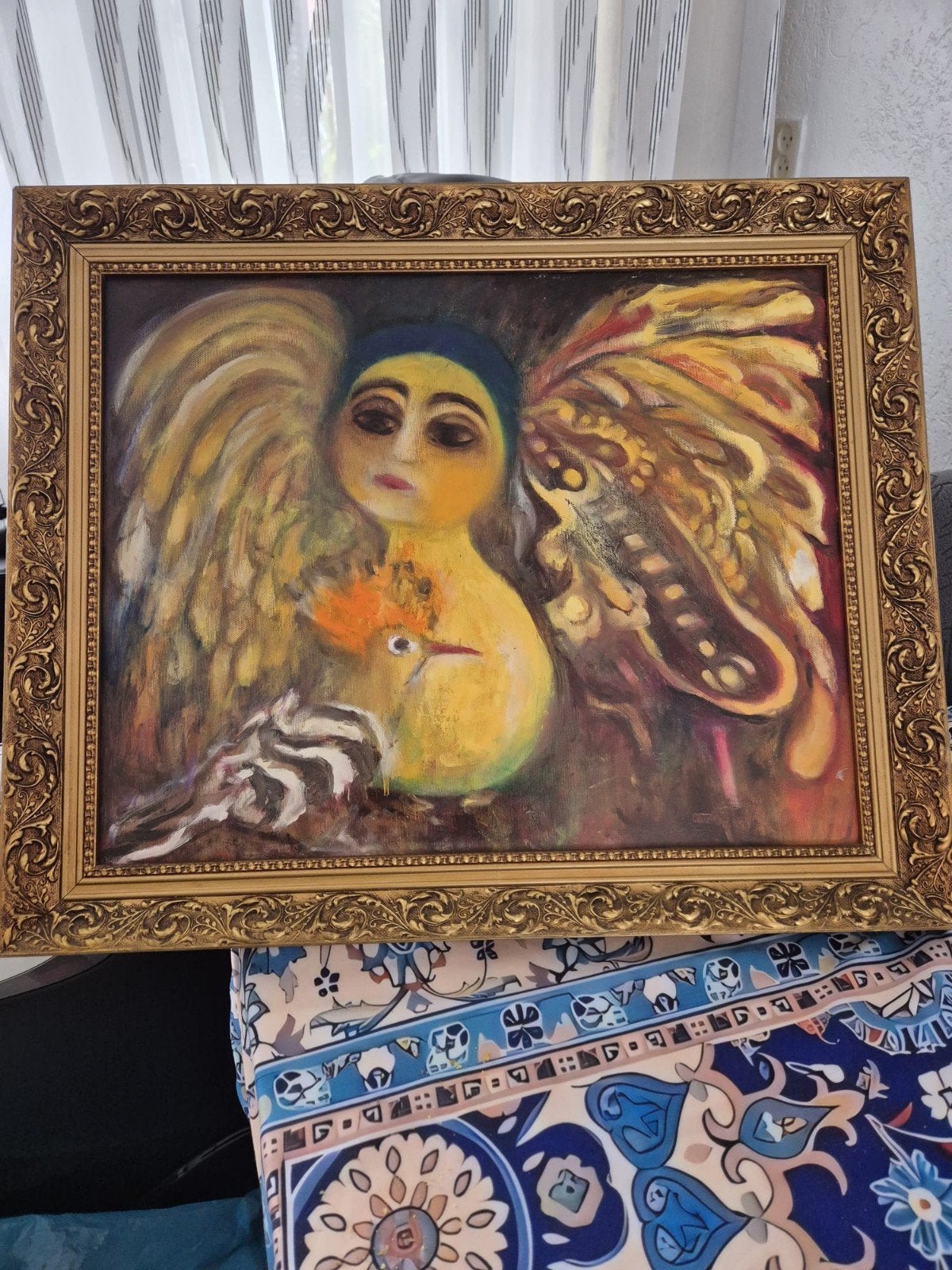 Schilderij uit Baku!, Ophalen