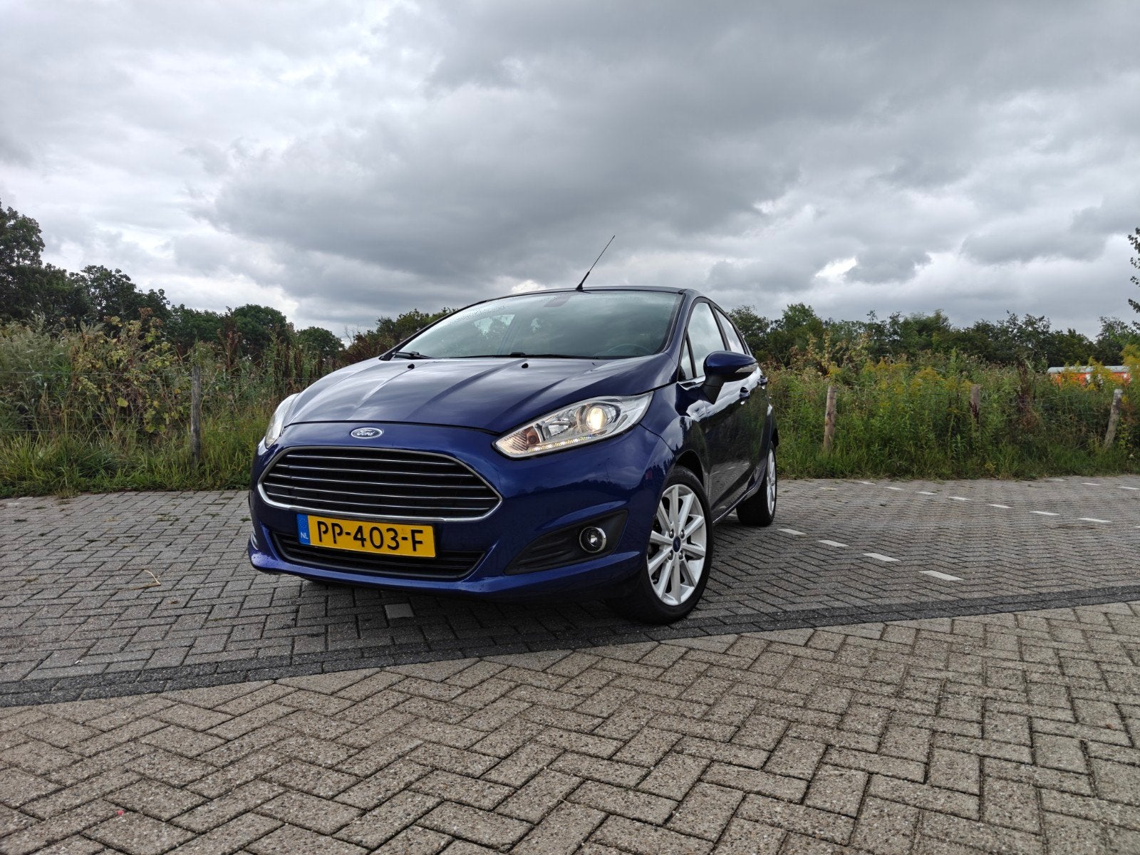 Nette Ford Fiesta 1.0 EcoBoost (2016) – Zuinig (1:20) – APK, Auto's, Blauw, 100 pk, 23 km/l, Particulier