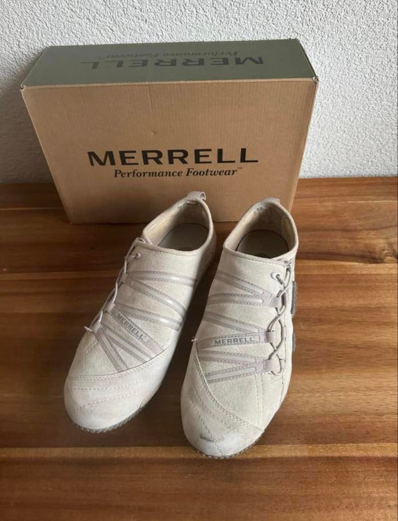 Merrell Performance Footwear - Beige Instappers 42, Kleding | Dames, Schoenen, Zo goed als nieuw, Instappers, Beige, Ophalen of Verzenden