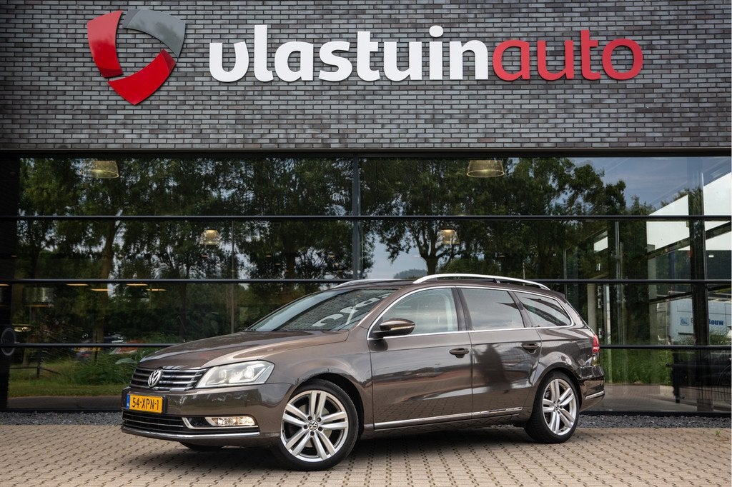 Volkswagen Passat Variant 1.4 TSI High Executive Line BlueMo, Euro 5, Gebruikt, Zwart, Bruin