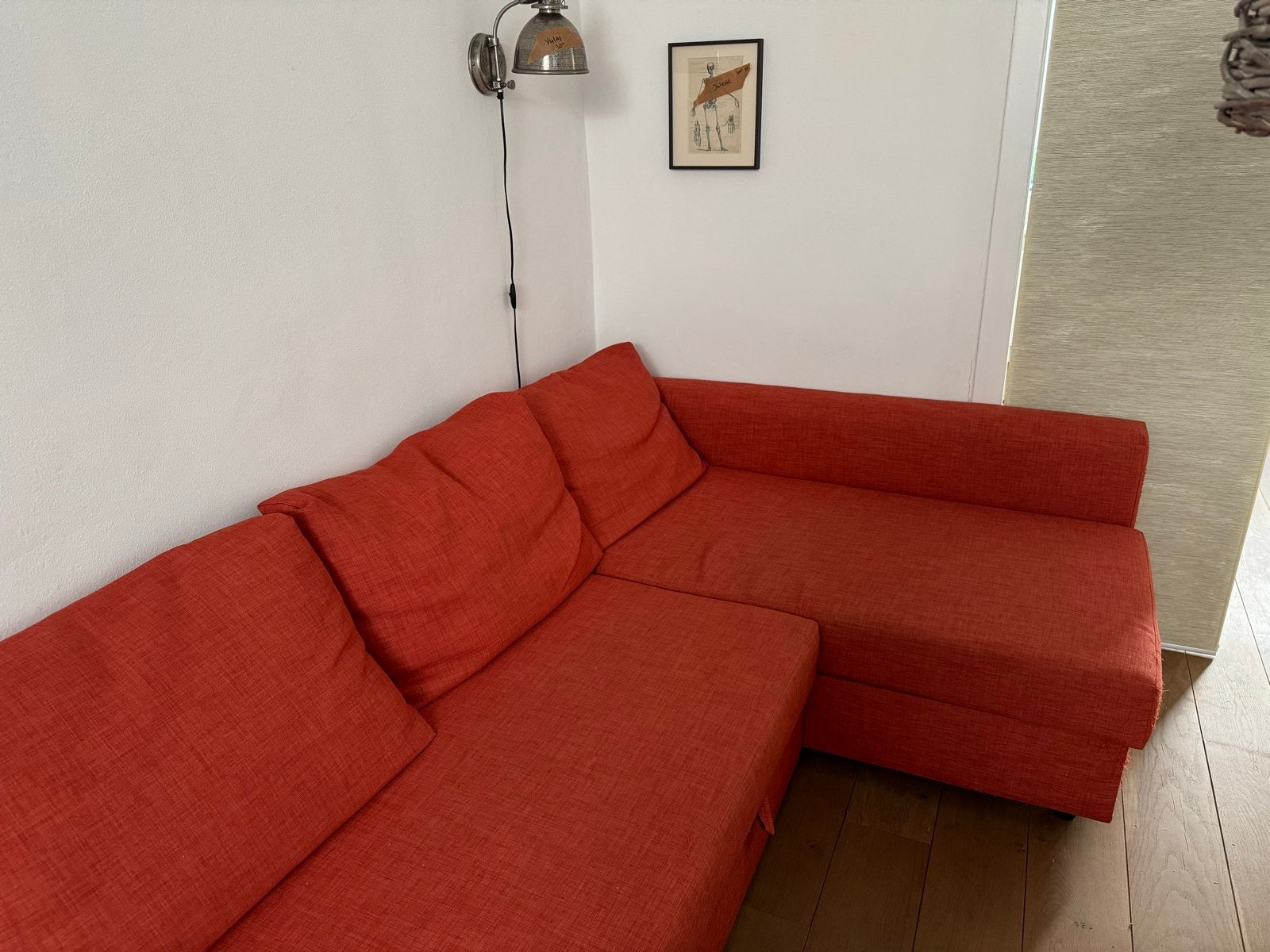 IKEA hoekslaapbank - GRATIS, Ophalen, Gebruikt, 100 tot 125 cm, Hoekbank