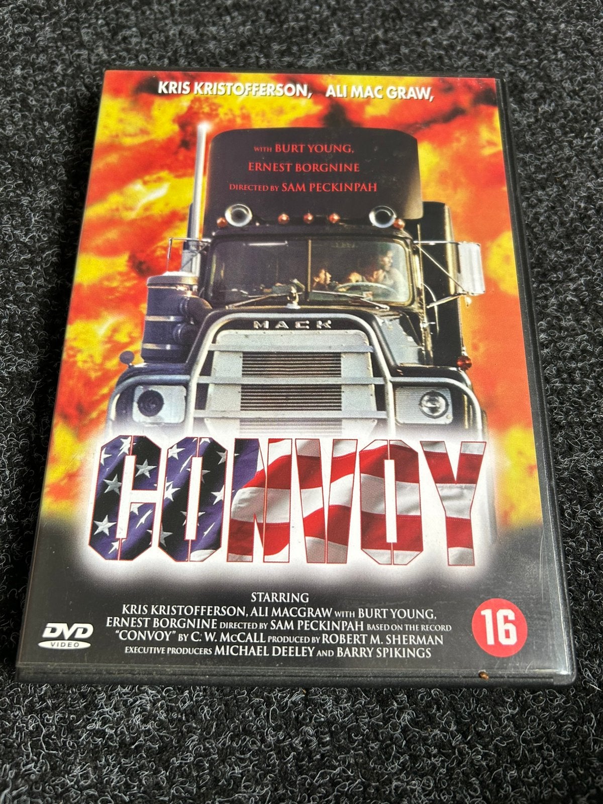 Convoy op dvd, Vanaf 16 jaar, Ophalen of Verzenden, Gebruikt, Actie en Avontuur