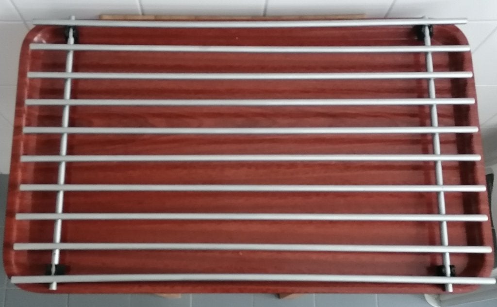 Ikea Pannen rek -/ rooster, onderzetter Rvs € 10,00, IKEA, Zilver, Ophalen of Verzenden, Metaal
