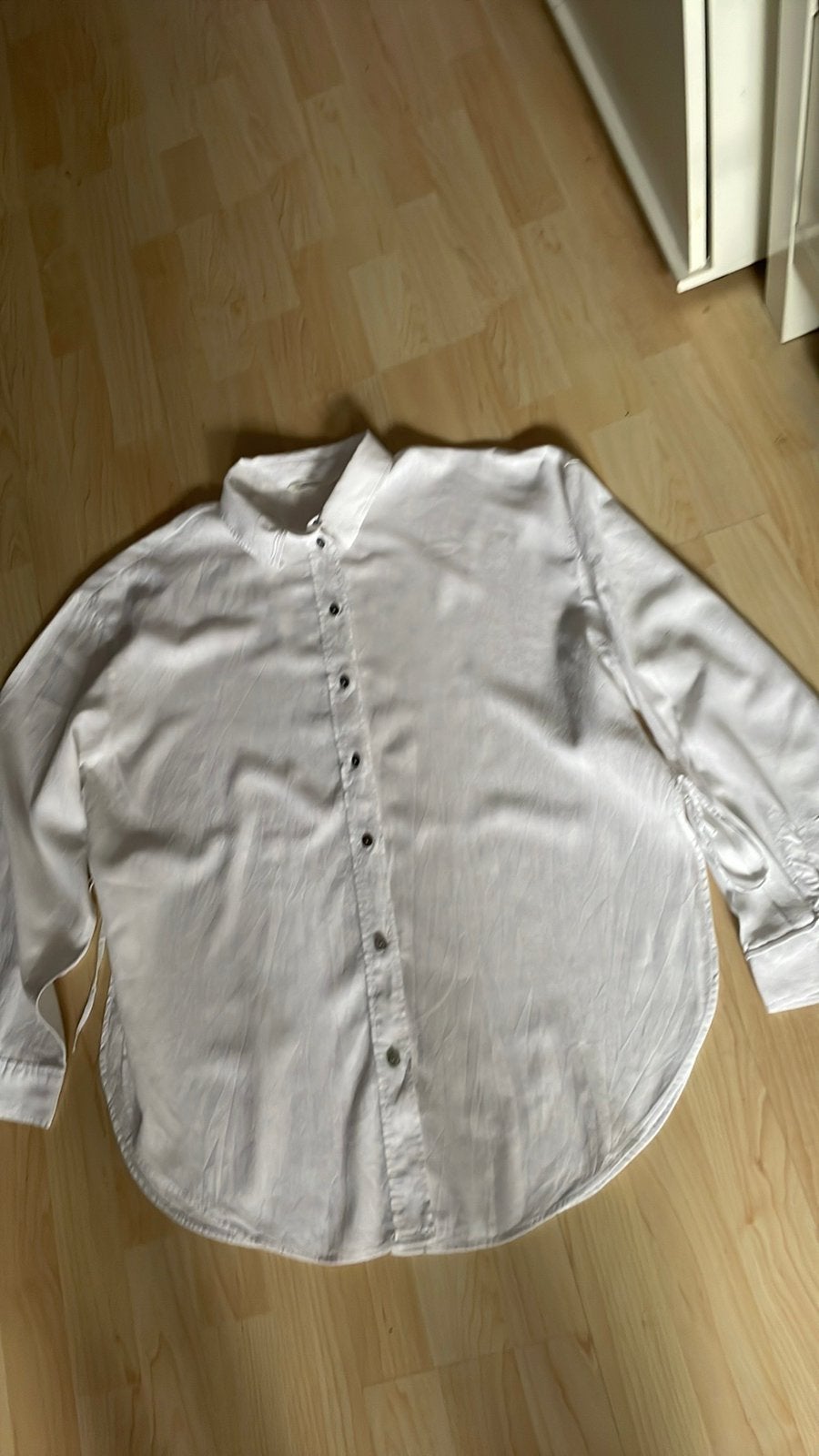 Zgan wit oversized blouse maat M H&M, Ophalen of Verzenden, Zo goed als nieuw, Wit