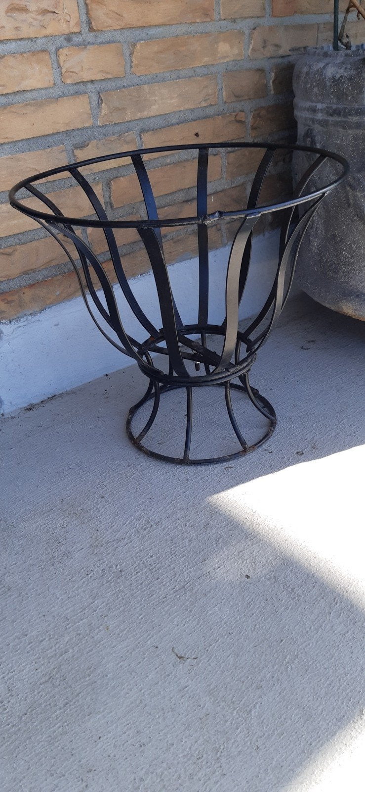 brocante ijzeren mand voor pompoenen of herfstmand o.i.d., Antiek en Kunst, Ophalen
