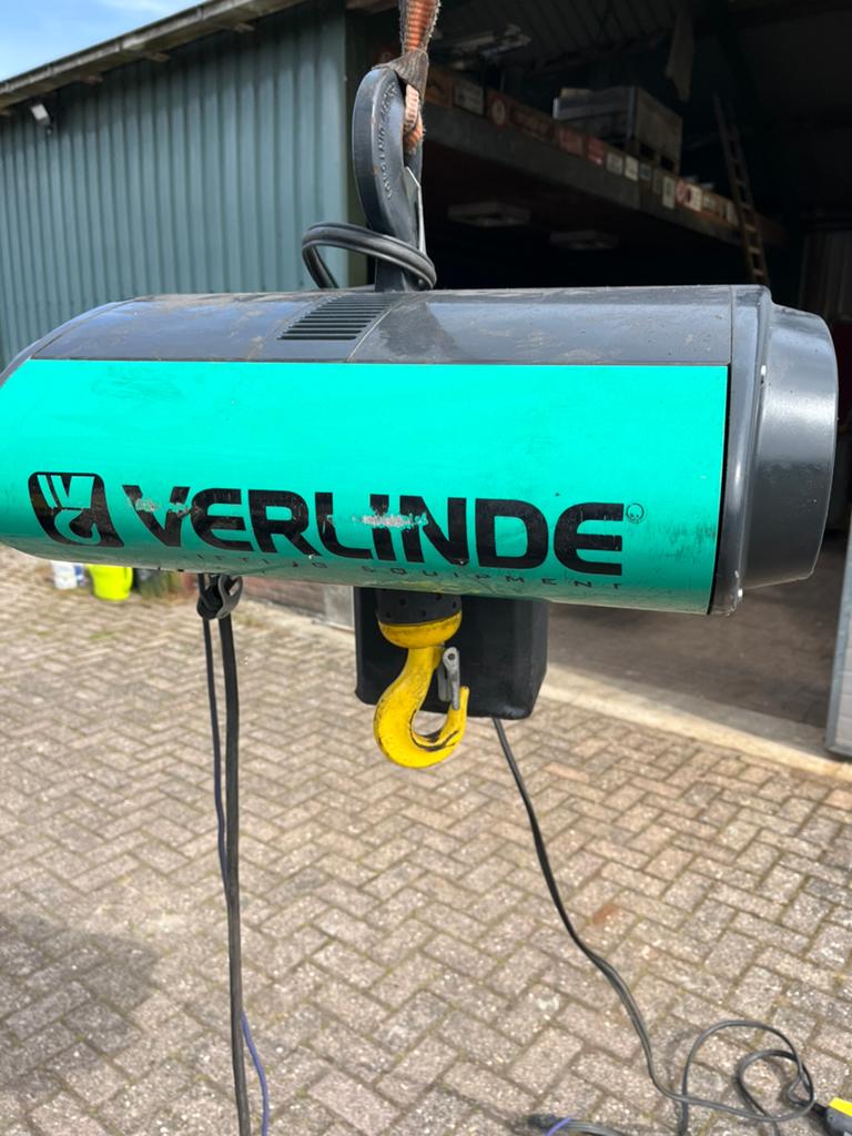 Verlinde kettingtakel 500 kg, Ophalen, Zo goed als nieuw