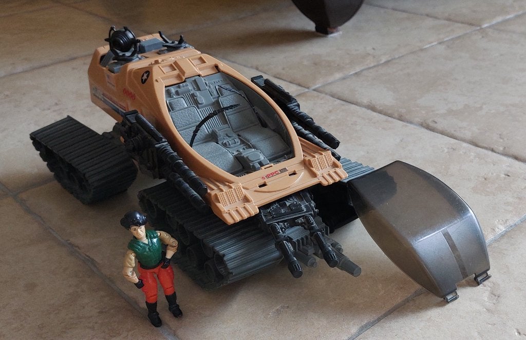 GI-Joe Raider met driver, 1989, Ophalen of Verzenden, Gebruikt