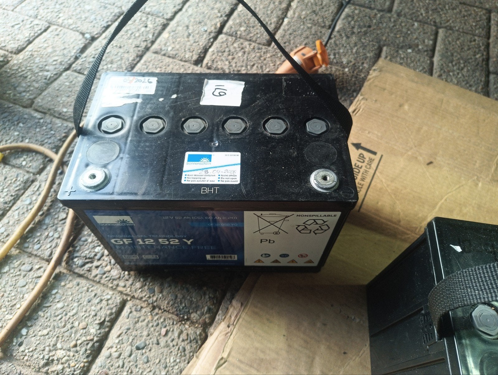 Sonnenschein GF 12 52 Y Gel Accu 12V 52Ah (C5), Auto-onderdelen, Ophalen of Verzenden