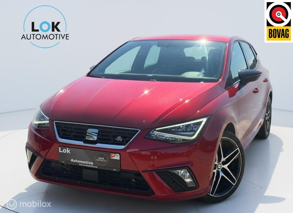 Seat Ibiza 1.0 TSI FR LED|VIRTUAL|ALCANTARA|AUTOMAAT|STOELVE, Auto's, Seat, Gebruikt, Zwart, 1072 kg, Ibiza