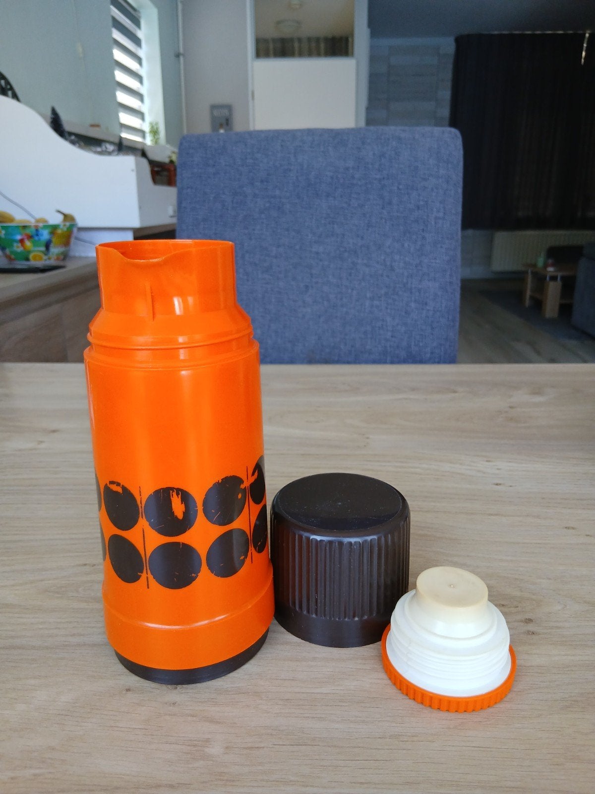 Te koop: retro thermoskan, Ophalen, Gebruikt