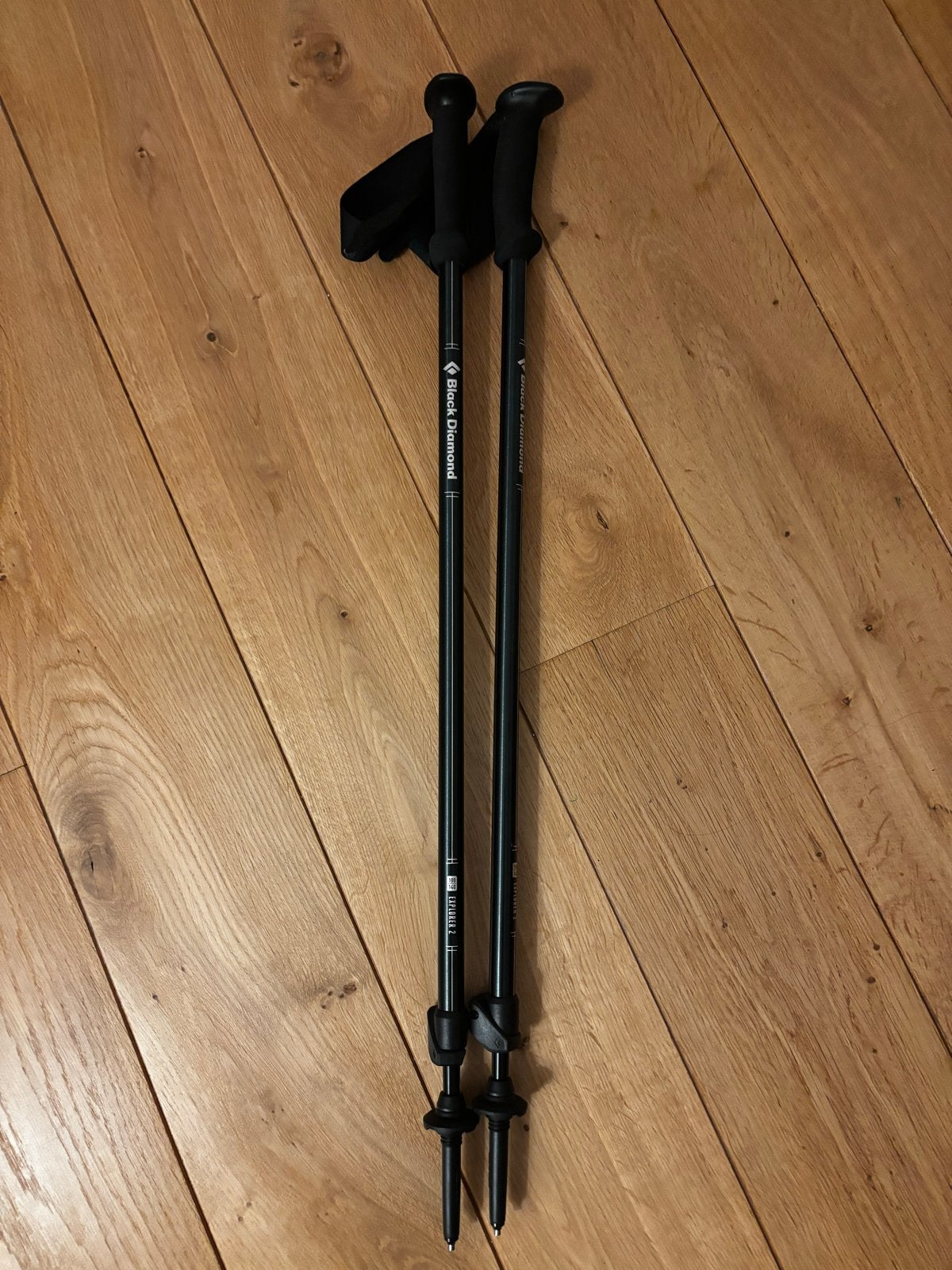 Black Diamond Explorer 2 Trekkingstokken (100-140cm), Ophalen, Nieuw, Wandelstok