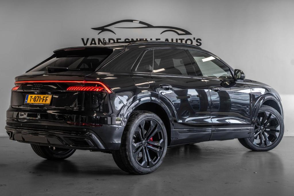 Audi Q8 50 TDI quattro Pro Line S MASSAGE/HUD/B&O/PANO, Auto's, Automaat, Gebruikt, Euro 6, Zwart
